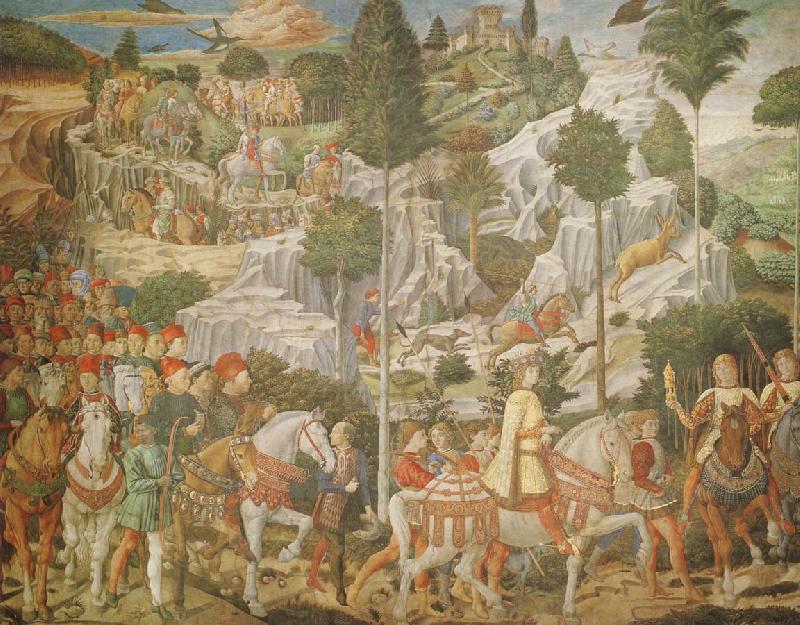 Benozzo Gozzoli Procession of the Magi